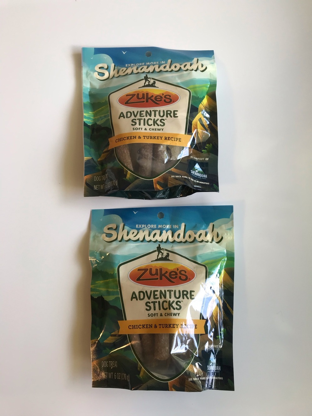 Zukes Adventure Sticks Chicken + Turkey Recipe 6 Oz Dog Treats Exp Aug 2027